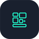 Reorganized structure icon