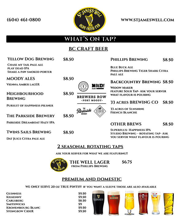 image of beer tastings (for a craft brewer)