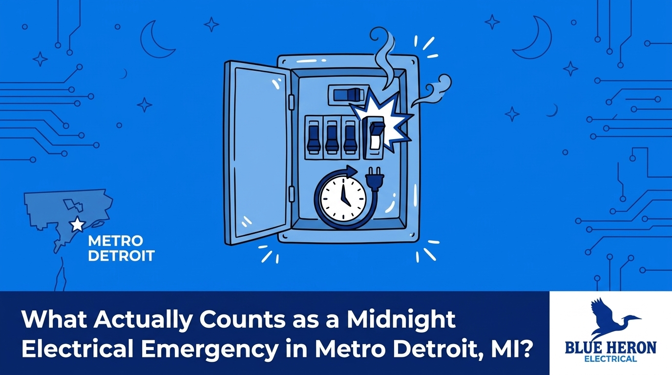 What Actually Counts as a Midnight Electrical Emergency in Metro Detroit