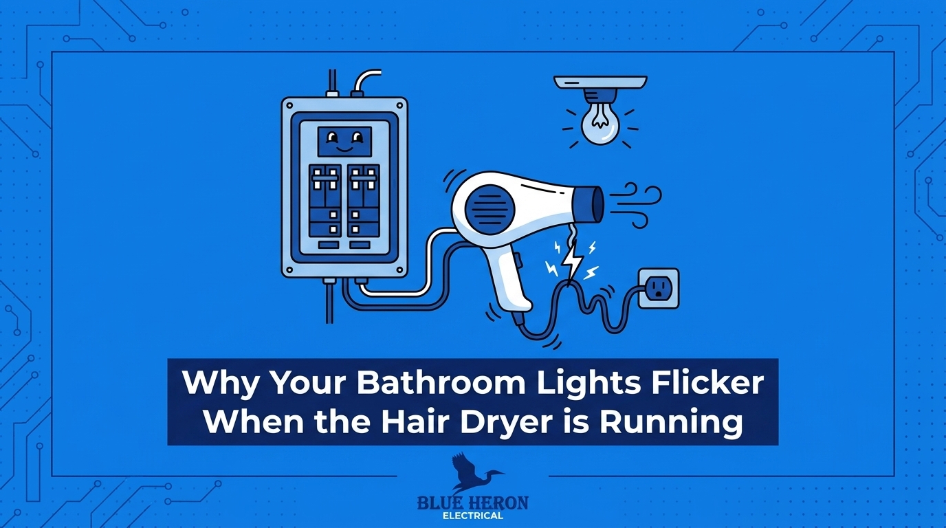Addressing Flickering Bathroom Lights When the Hair Dryer is Running