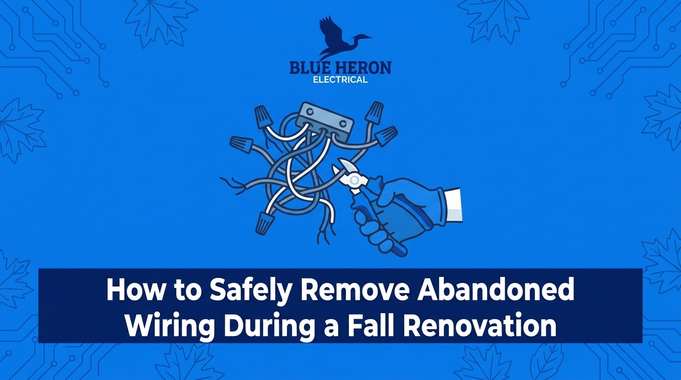How to Safely Remove Abandoned Wiring During a Fall Renovation