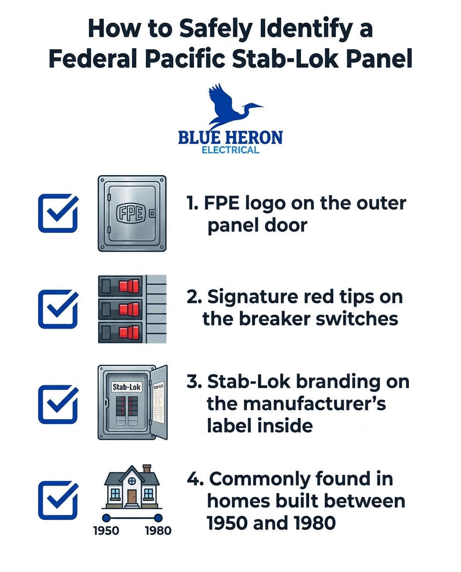 How to Safely Identify a Federal Pacific Stab-Lok Panel