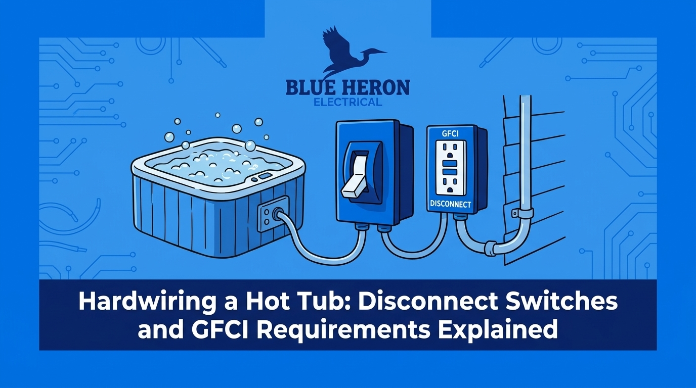 Hardwiring a Hot Tub: Disconnect Switches and GFCI Requirements