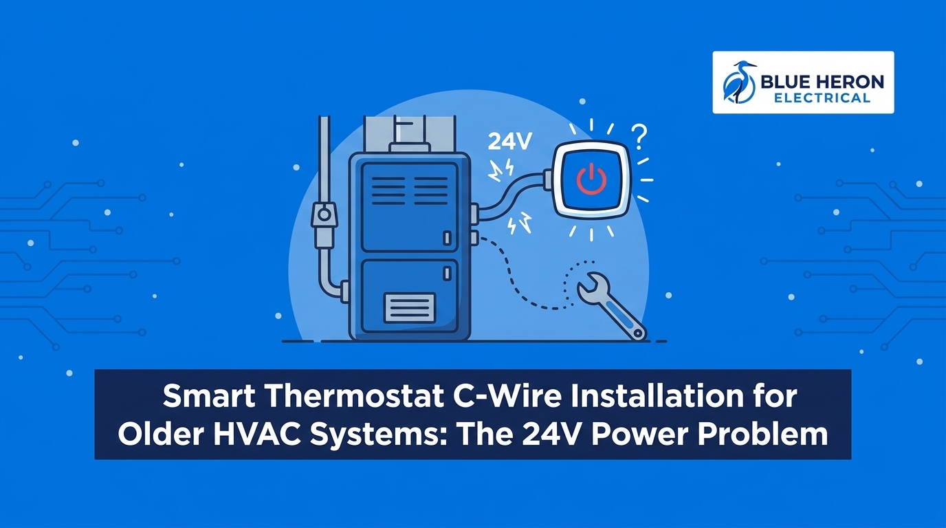 Smart Thermostat C-Wire Installation for Older HVAC Systems