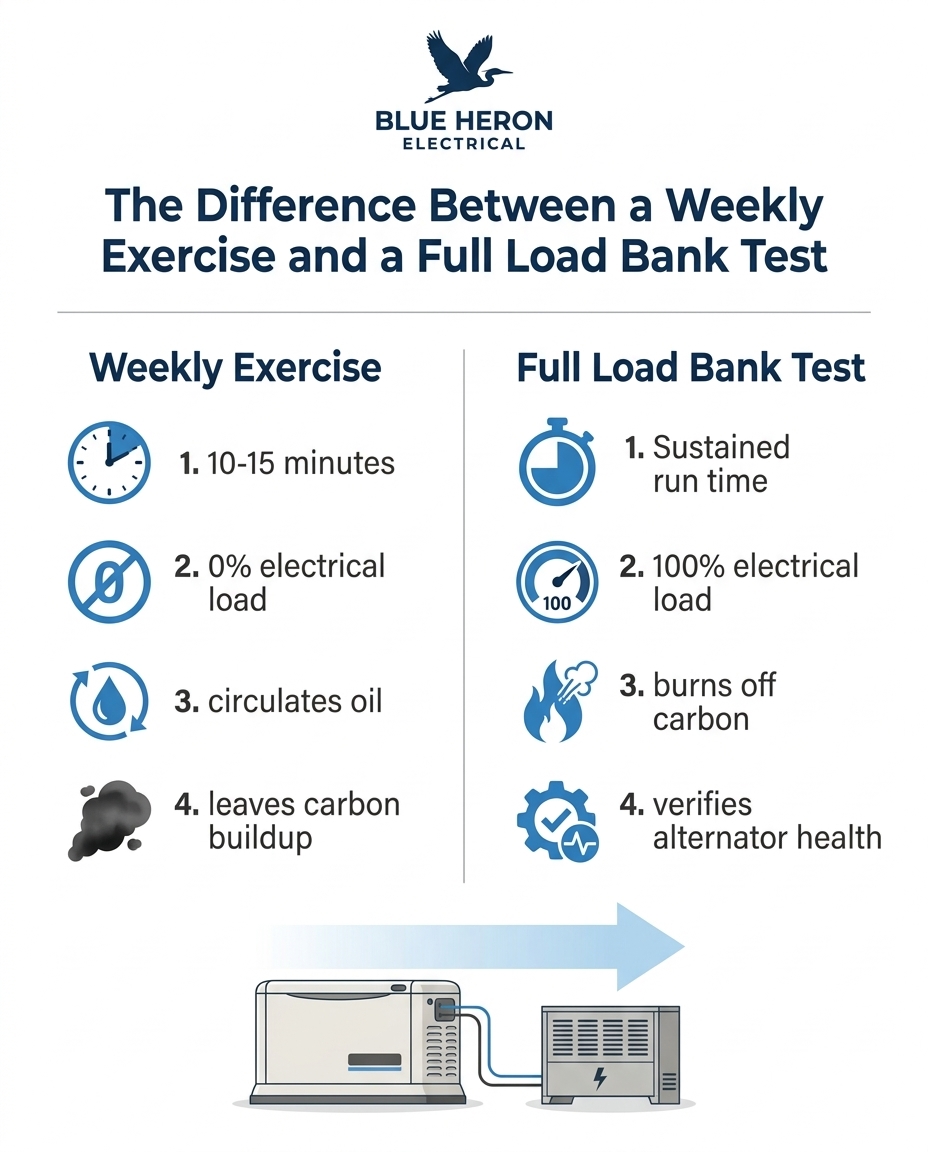 The Difference Between a Weekly Exercise and a Full Load Bank Test