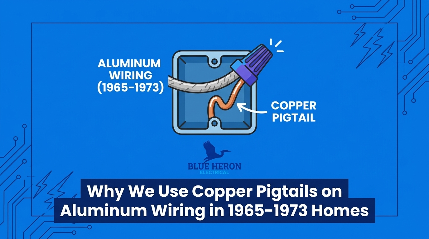 Why We Use Copper Pigtails on Aluminum Wiring in Older Homes