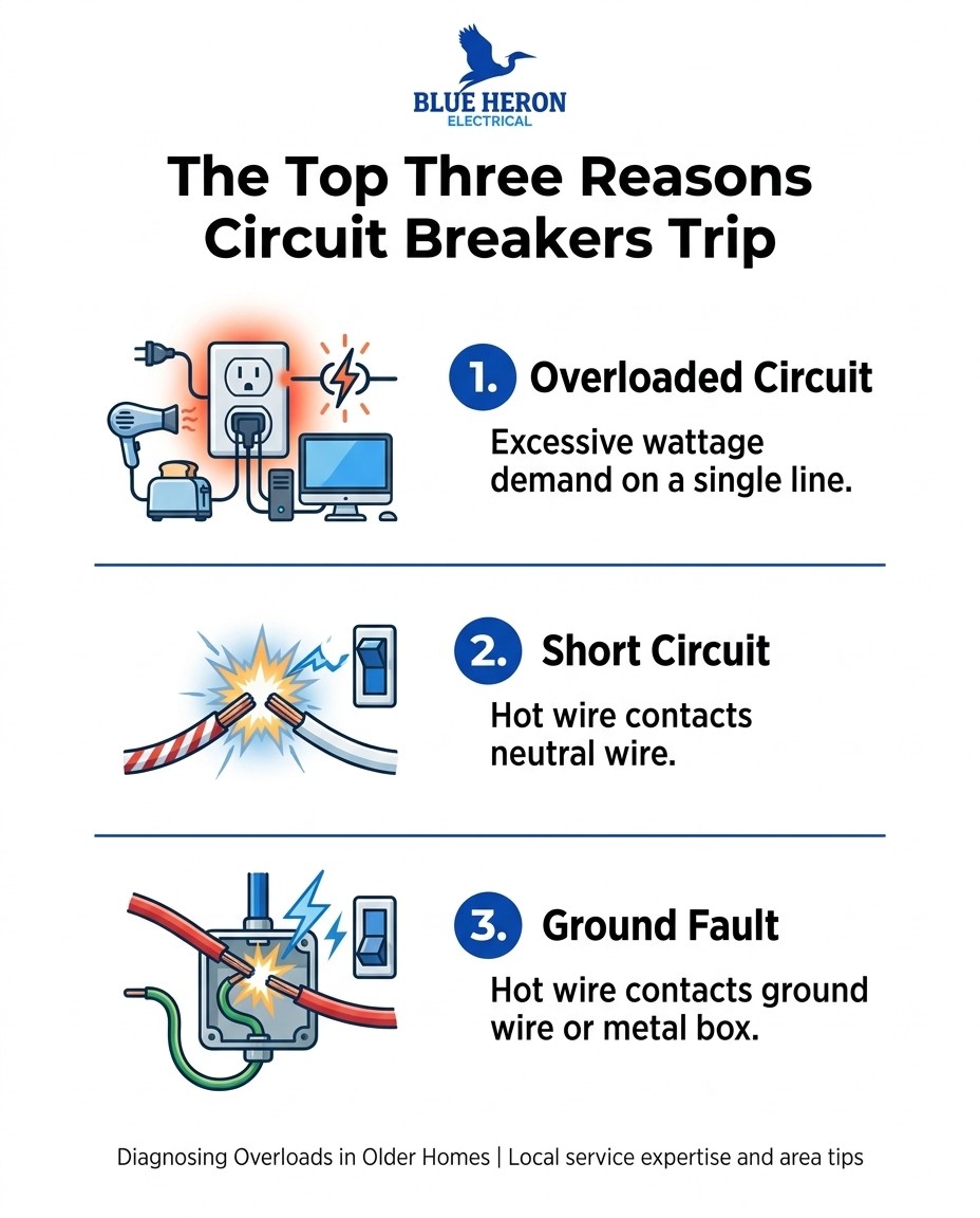 The Top Three Reasons Circuit Breakers Trip