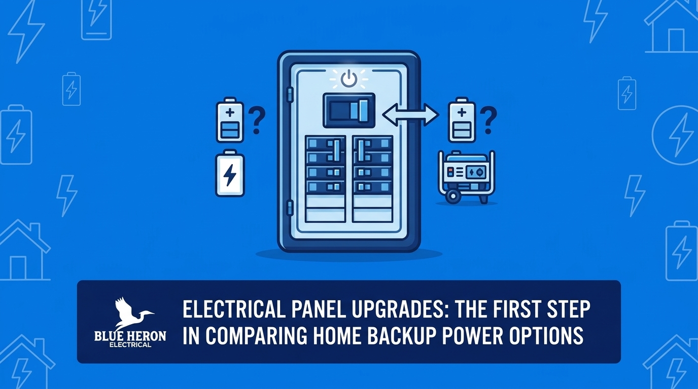 Electrical Panel Upgrades: The First Step in Comparing Home Backup Power Options