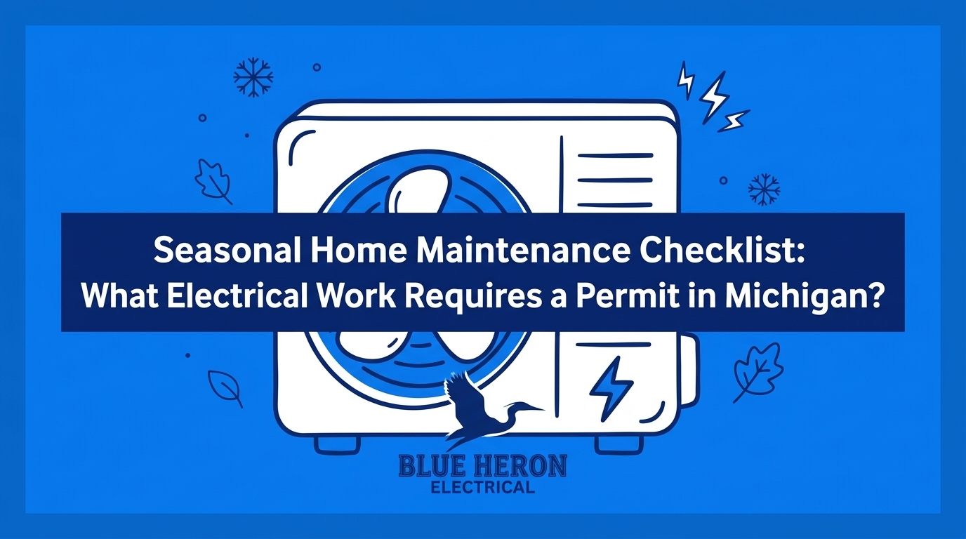 Seasonal Home Maintenance Checklist: What Electrical Work Requires a Permit in Michigan?
