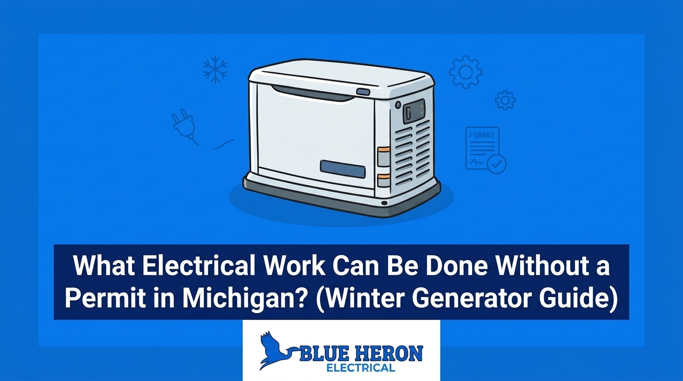 What Electrical Work Can Be Done Without a Permit in Michigan? (Winter Generator Guide)