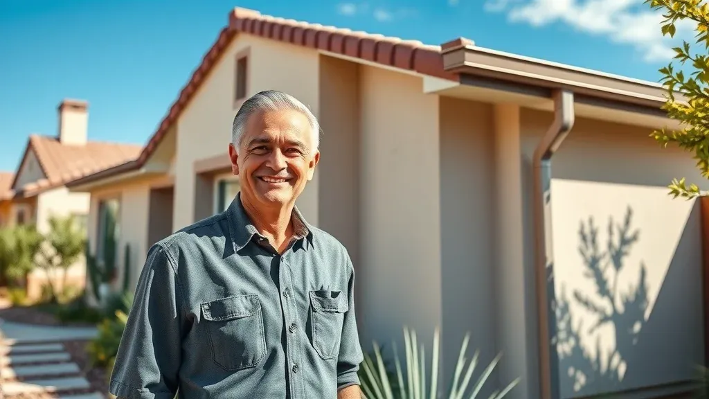Modern Carlsbad home with seamless gutter system and clean exterior for preventing gutter clogs Carlsbad NM