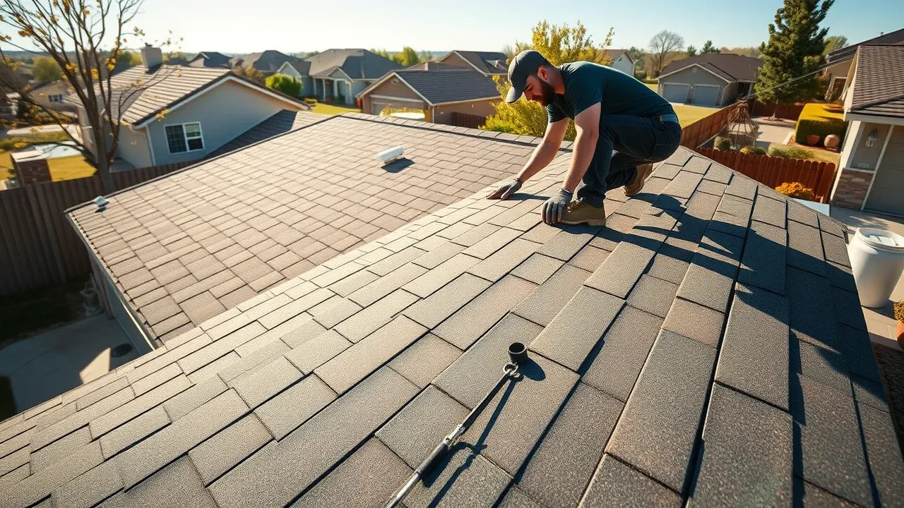 Comparison of installed asphalt shingle, metal, and tile roofs on Hobbs NM homes, visually displaying roofing material options and how each affects roof replacement cost