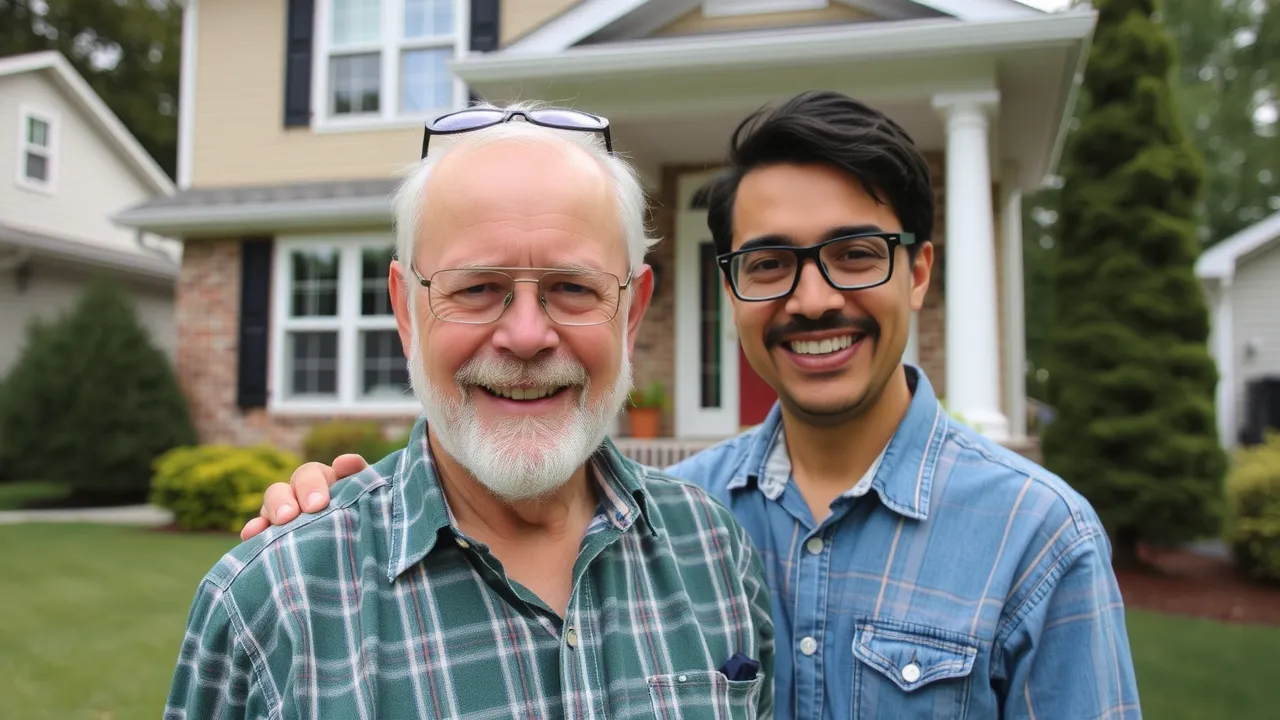 Roof leak detection Carlsbad NM - Drone inspecting residential roof, operator with remote