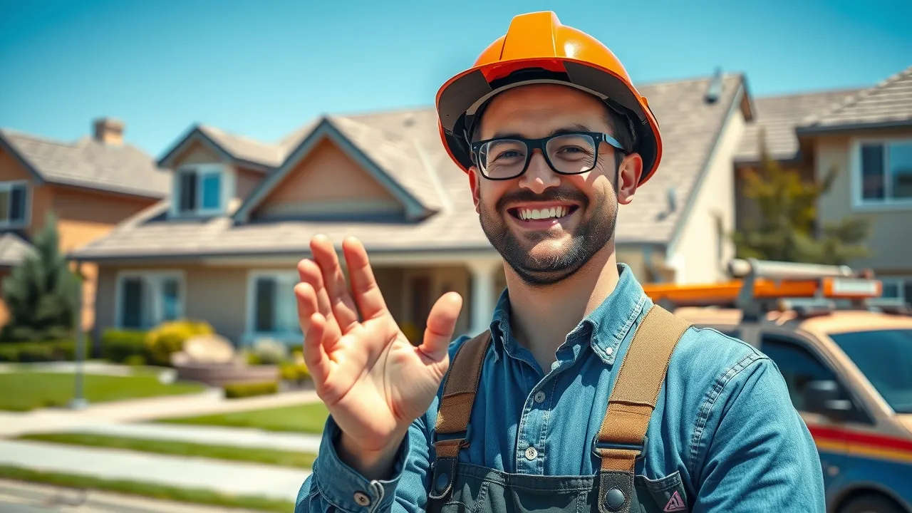 Professional roofing contractor shaking hands with a homeowner in Ruidoso, New Mexico, representing reputable residential roofing services and customer trust.