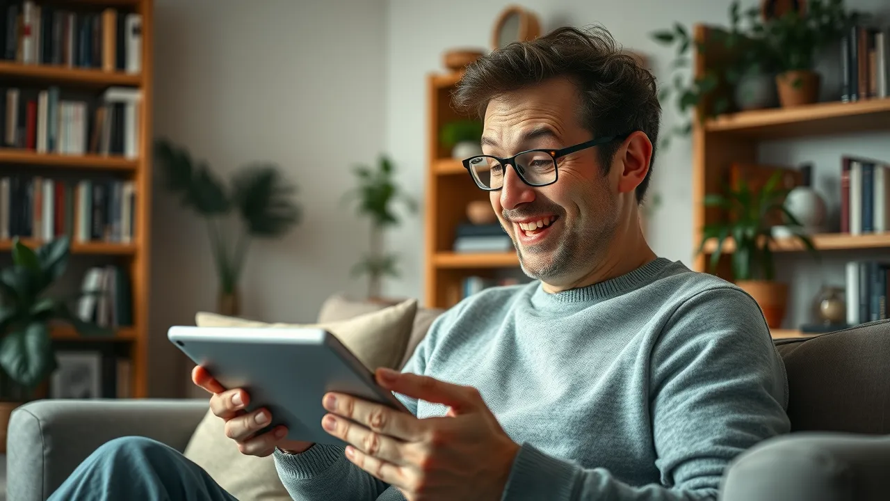 Roofing and repair Carlsbad New Mexico - customer engaging with customized roofing service content on a digital tablet