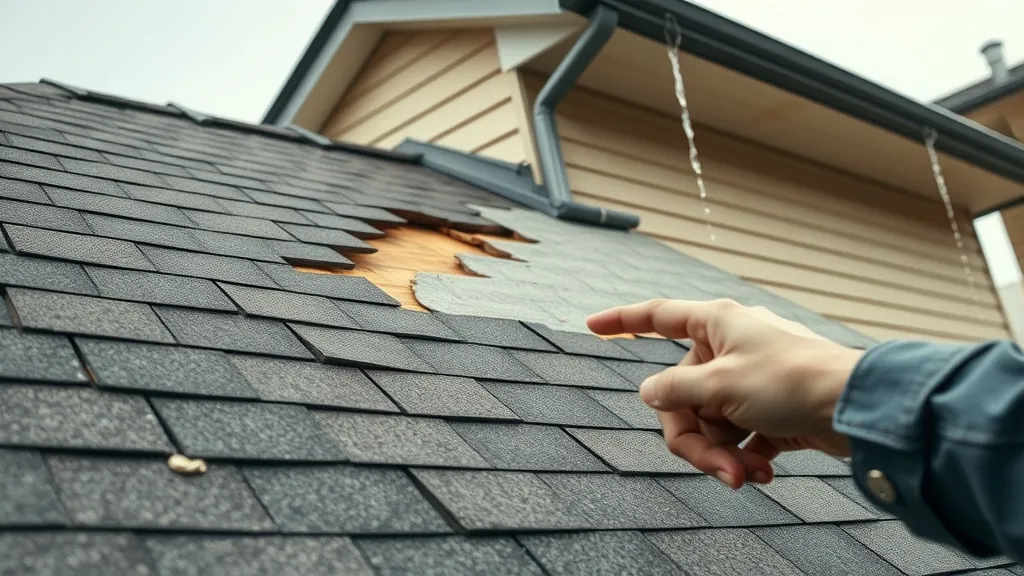 Missing shingles and water leak stains on roof in Hobbs Artesia, concerned homeowner checking emergency roof repair needs