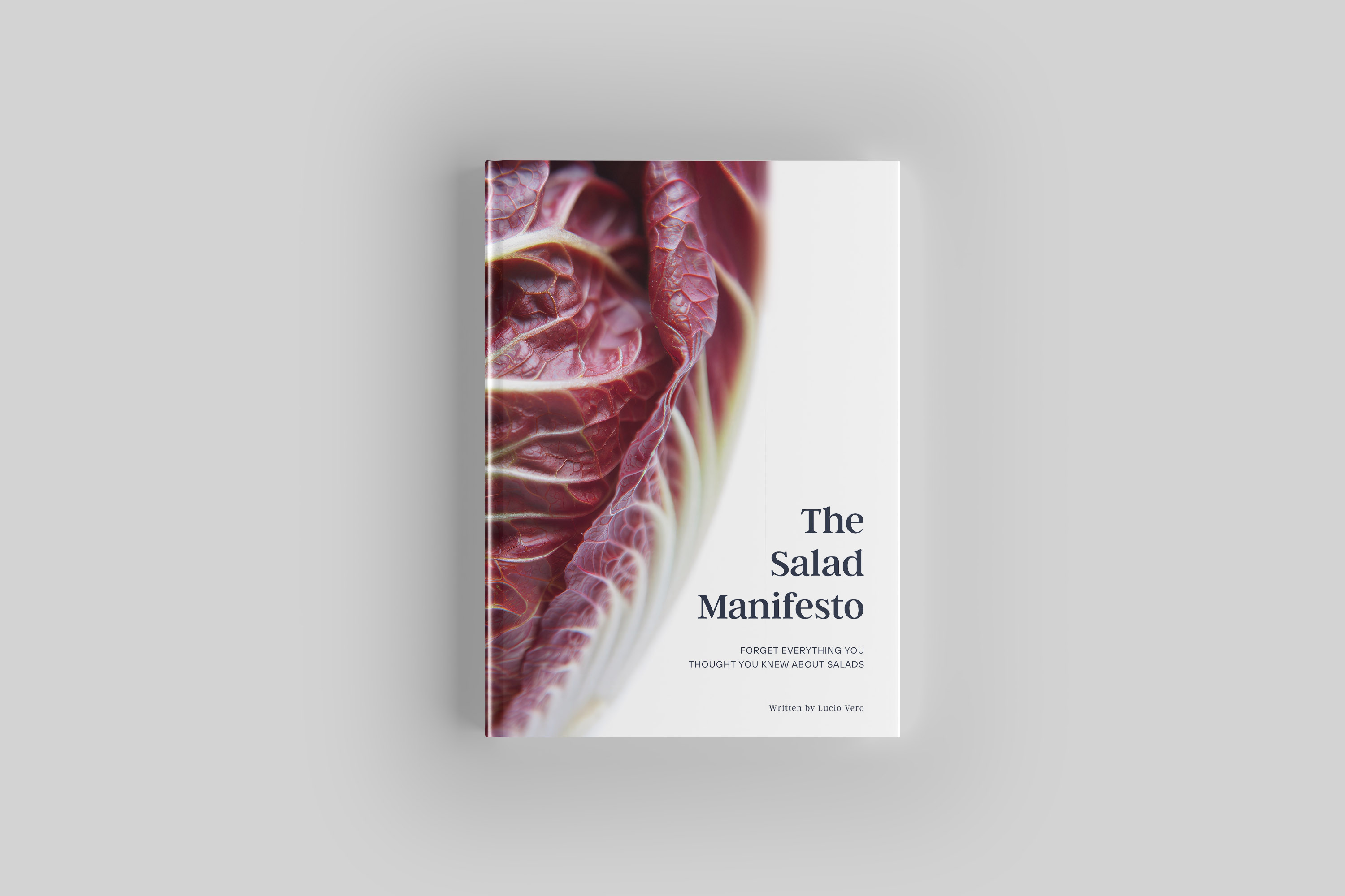 The Salad Manifesto cookbook front cover — editorial design and art direction by Kalibr Studio