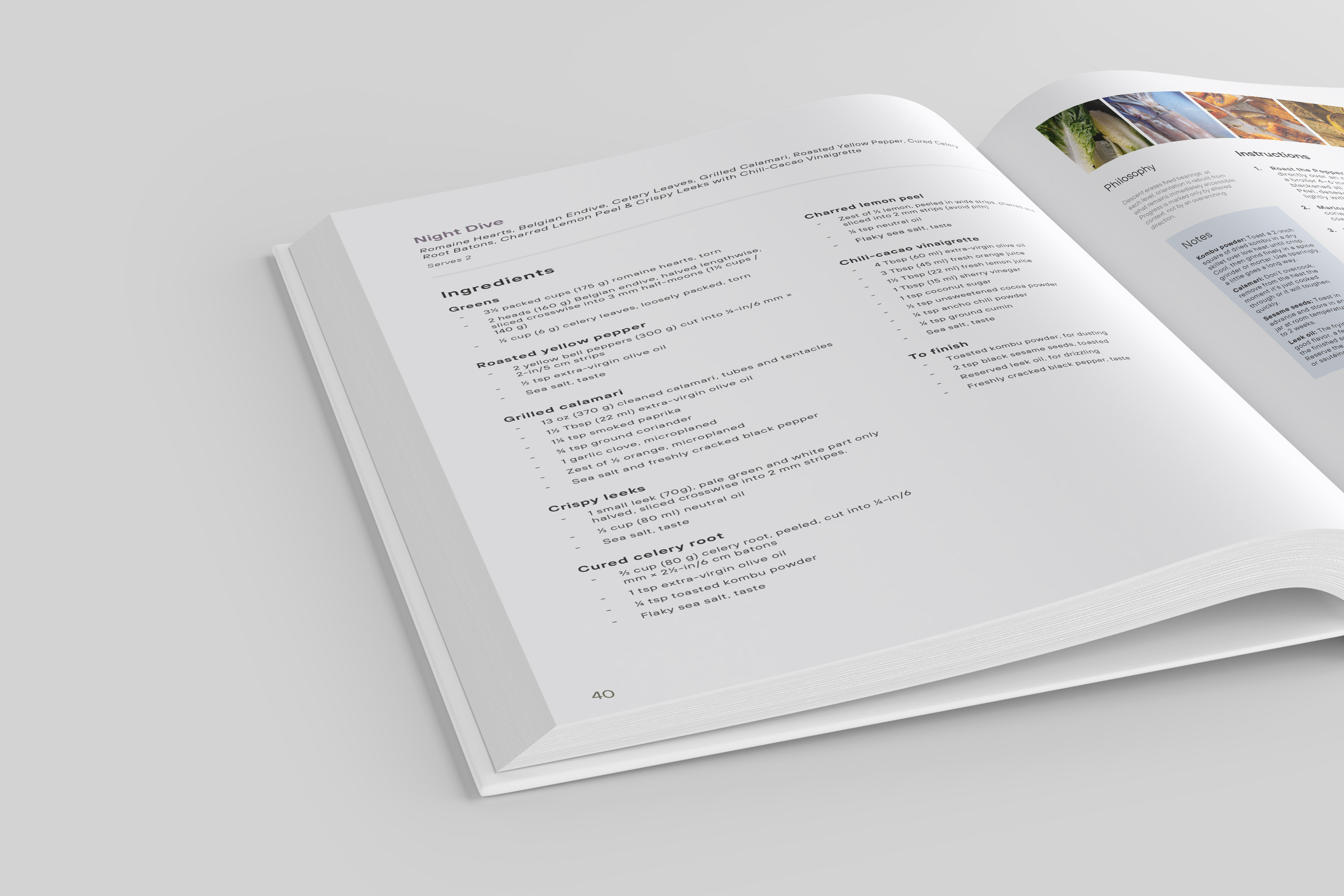 The Salad Manifesto cookbook spread variant 3 — Burnlow & Wylder imprint, published by Lucio Vero