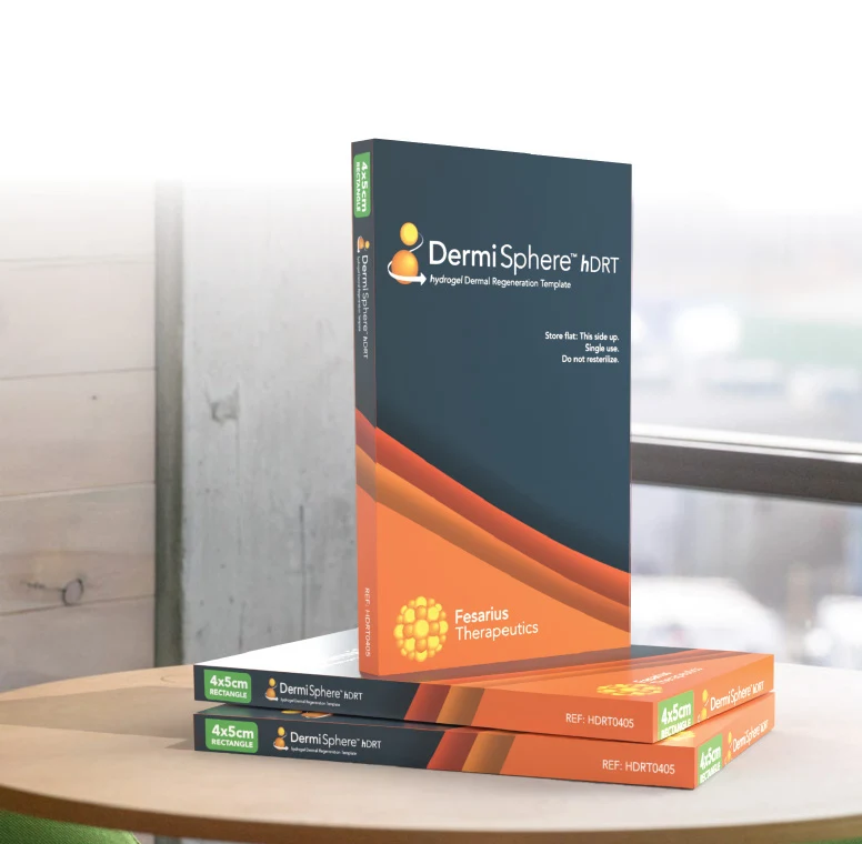 DermiSphere hDRT product packaging