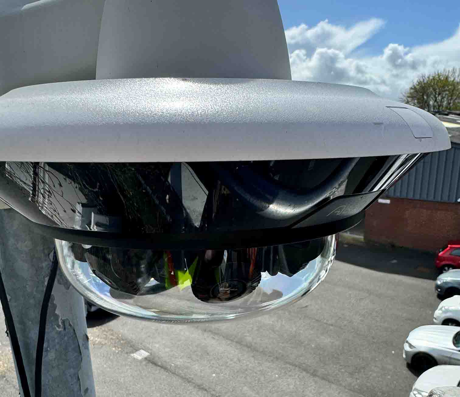 Smart Place camera installation on a business park