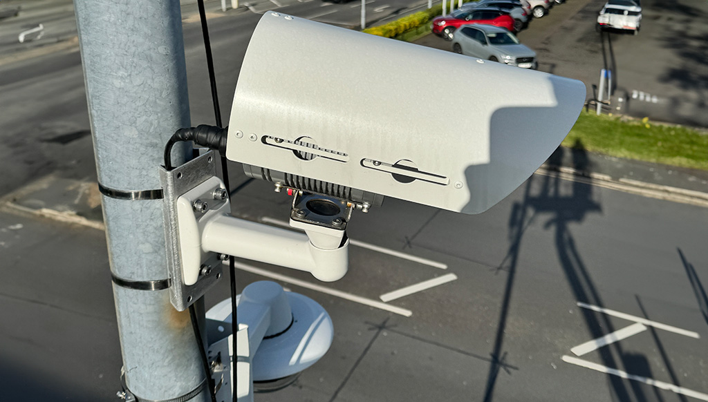 Estate-wide camera and network installation in progress