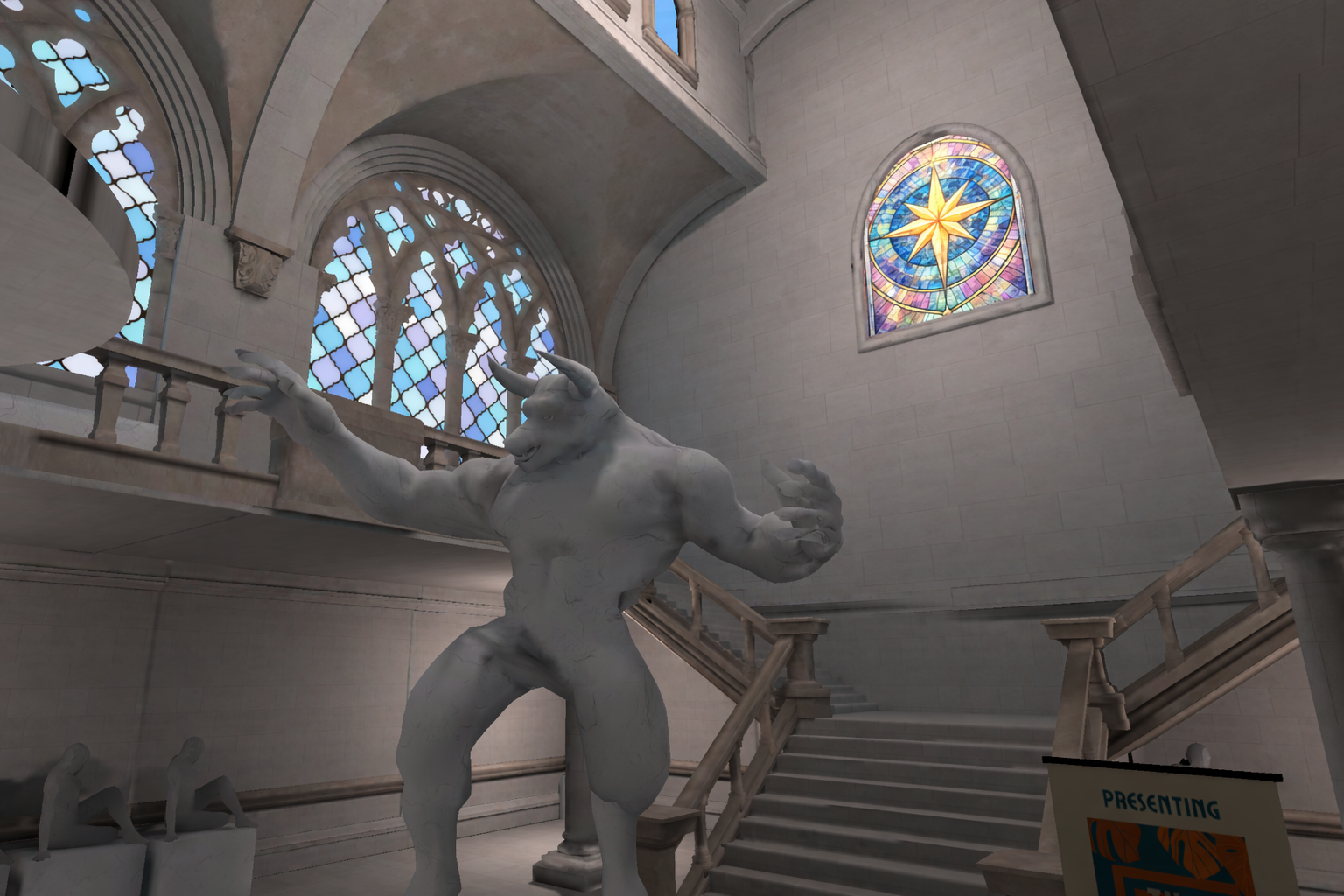 Minotaur in a musem