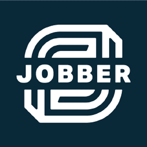 A logo of the company being displayed