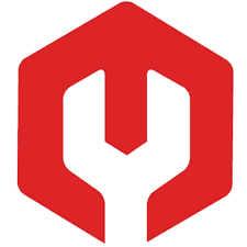 A logo of the company being displayed