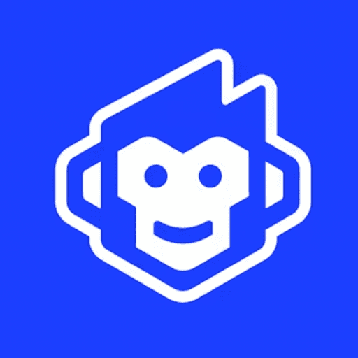 A logo of the company being displayed