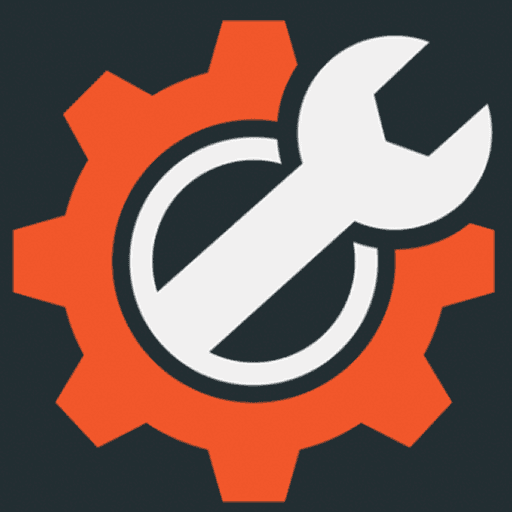 A logo of the company being displayed