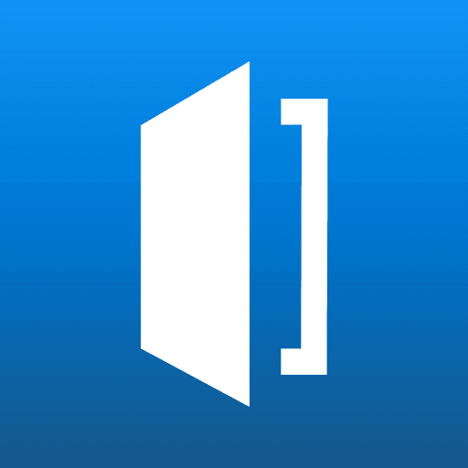 A logo of the company being displayed