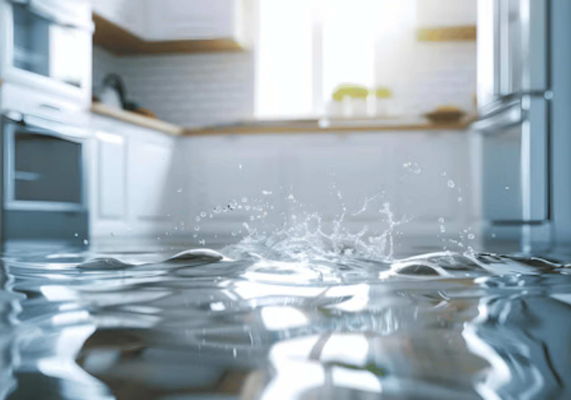 Emergency kitchen flood restoration in Calgary