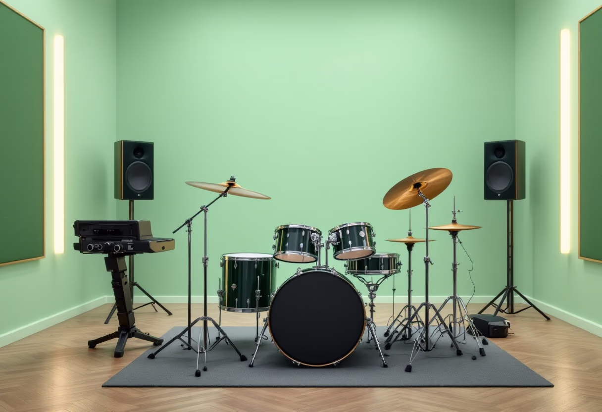 [background image] image of studio interior (for a music studio)
