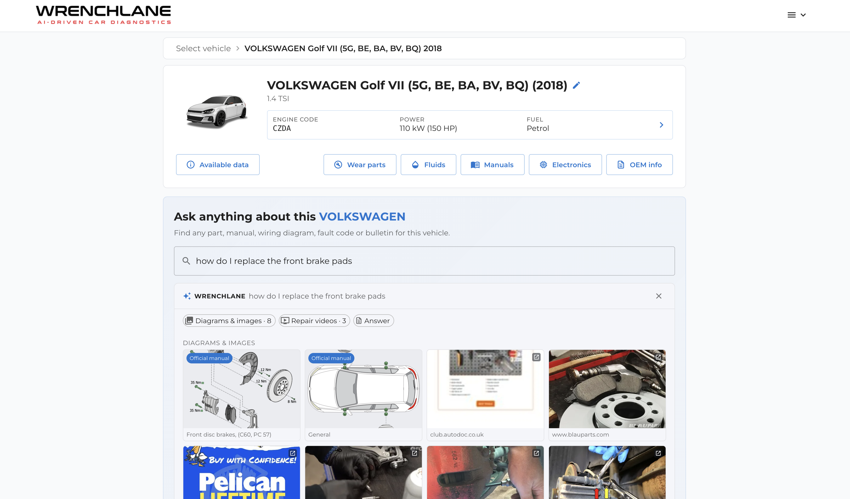 Ask WrenchLane now brings diagrams, images & videos - Release 3.4