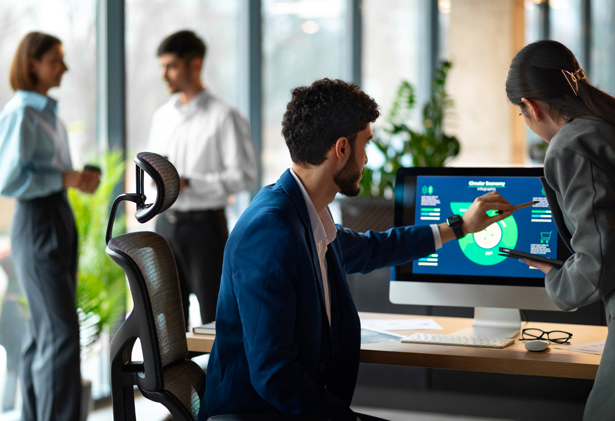 image of a brainstorming session (for a consulting firm)