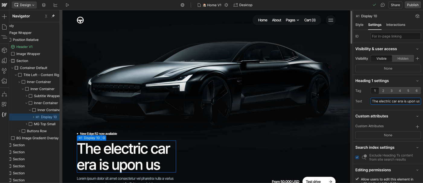 Static Content - Motorflow - Webflow Template | BRIX Templates