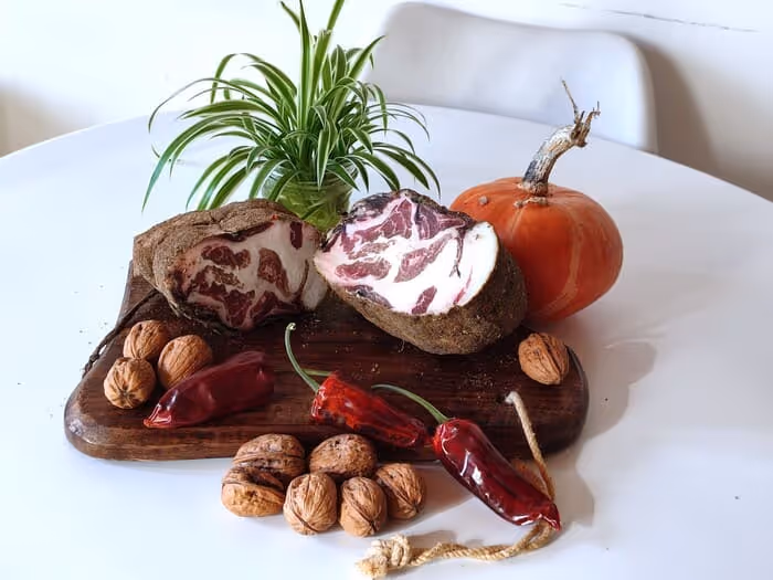 Echine de porc noir de Bigorre en salaison