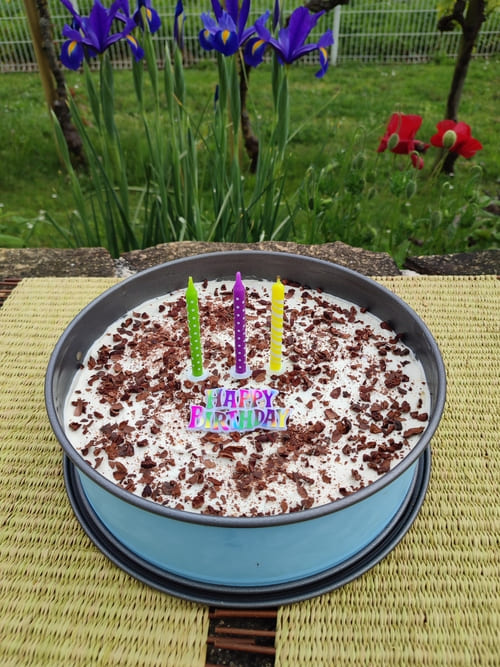 Pour le topping : fèves crue de cacao écrasées grossièrement