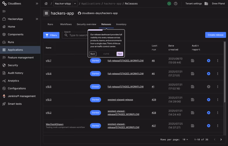 Release Orchestration demo