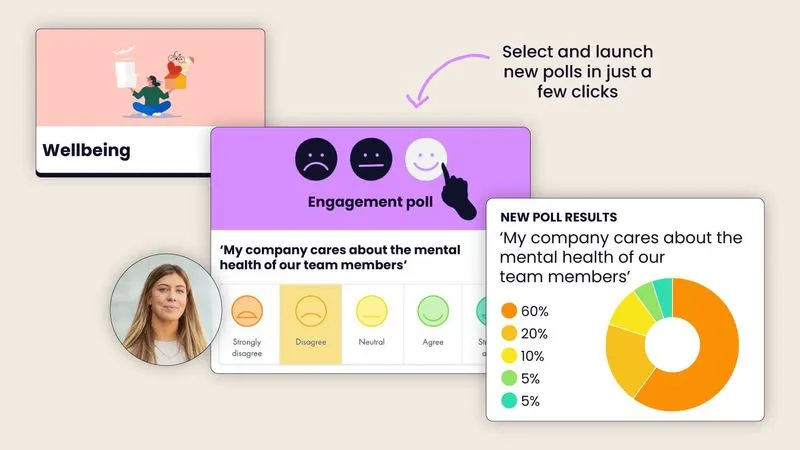 Select and launch new polls in just a few clicks