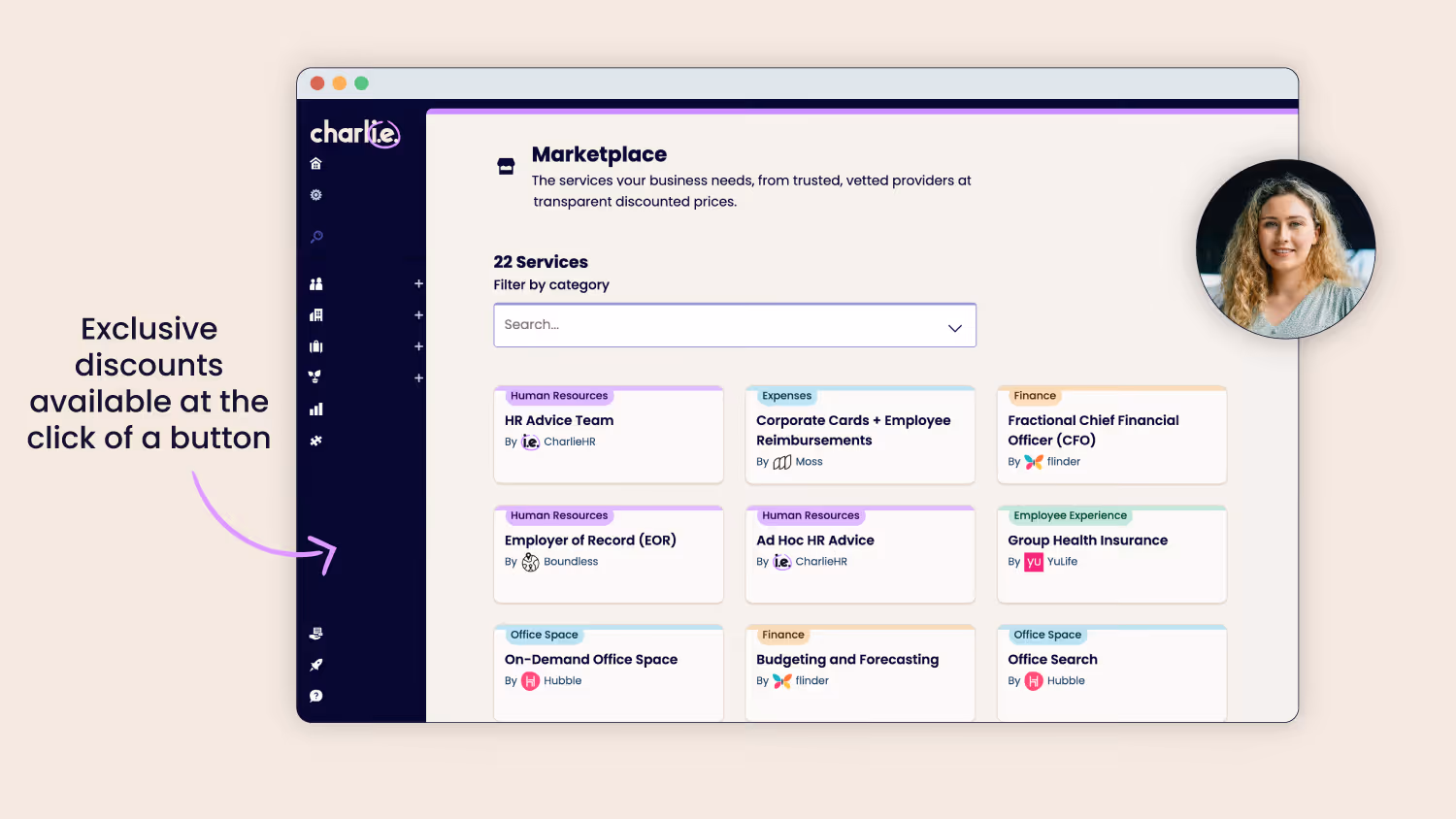 Exclusive discounts available at the touch of a button