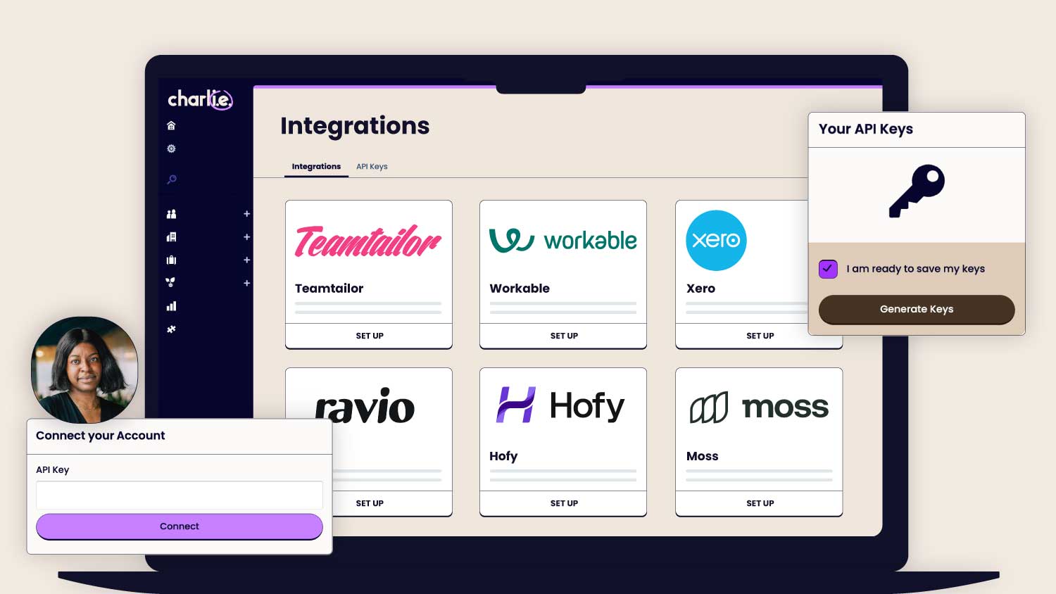 Integrations dashboard