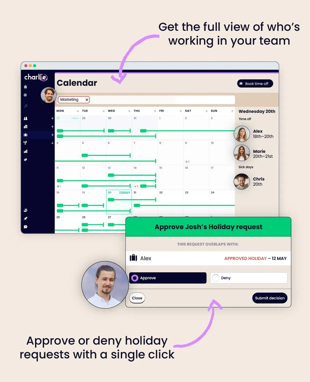 Get the full view of who’s working in your team
