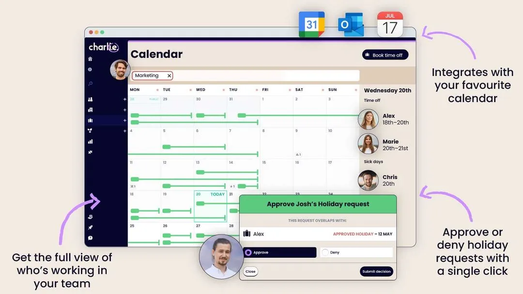 Get the full view of who’s working in your team