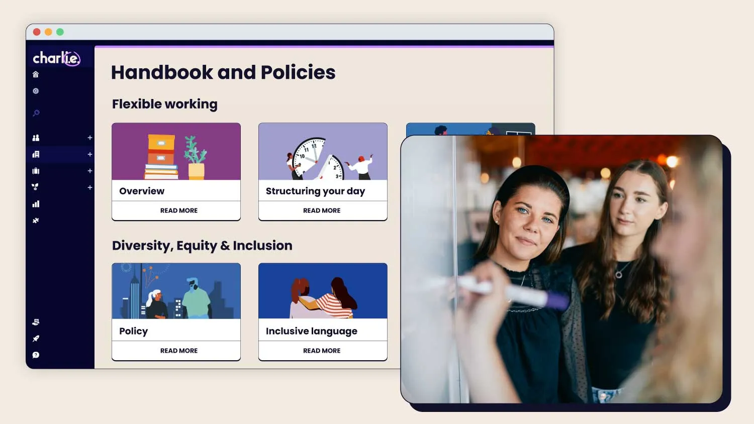 Handbooks dashboard