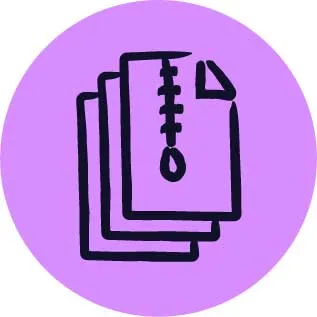 Zip file icon