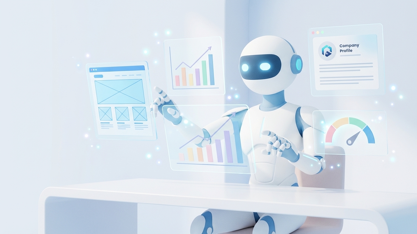 AI agent analyzing multiple data sources for lead qualification