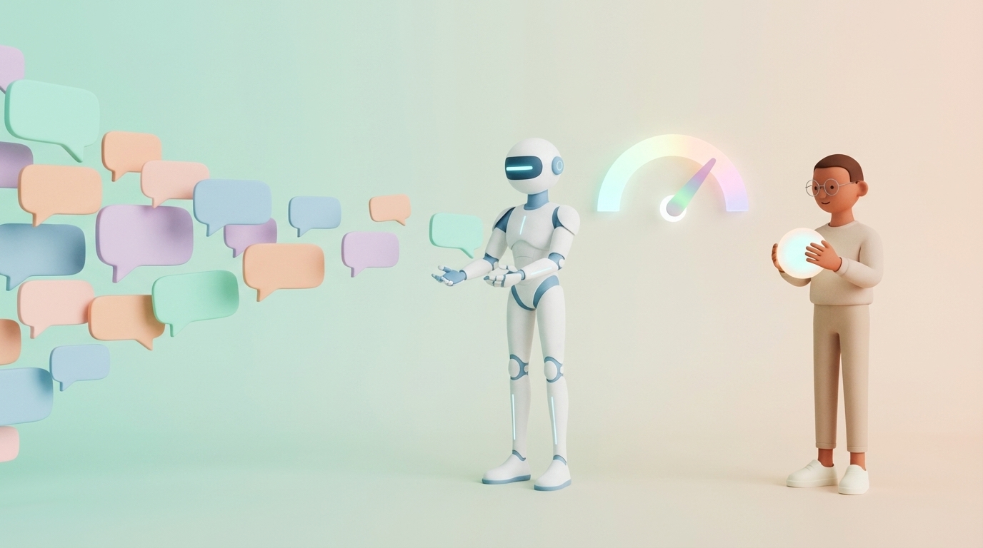 Rob-in catching incoming chat-bubble leads while Leo holds a high-priority lead orb