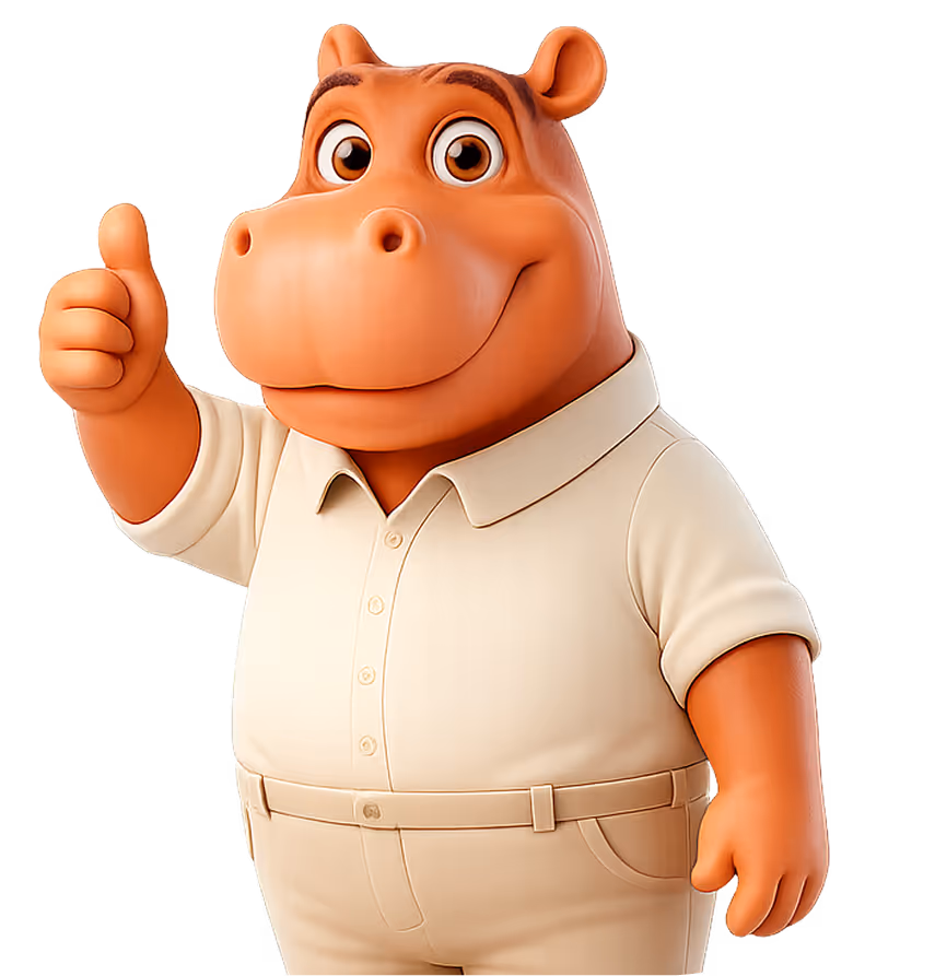 HIppo Mascot