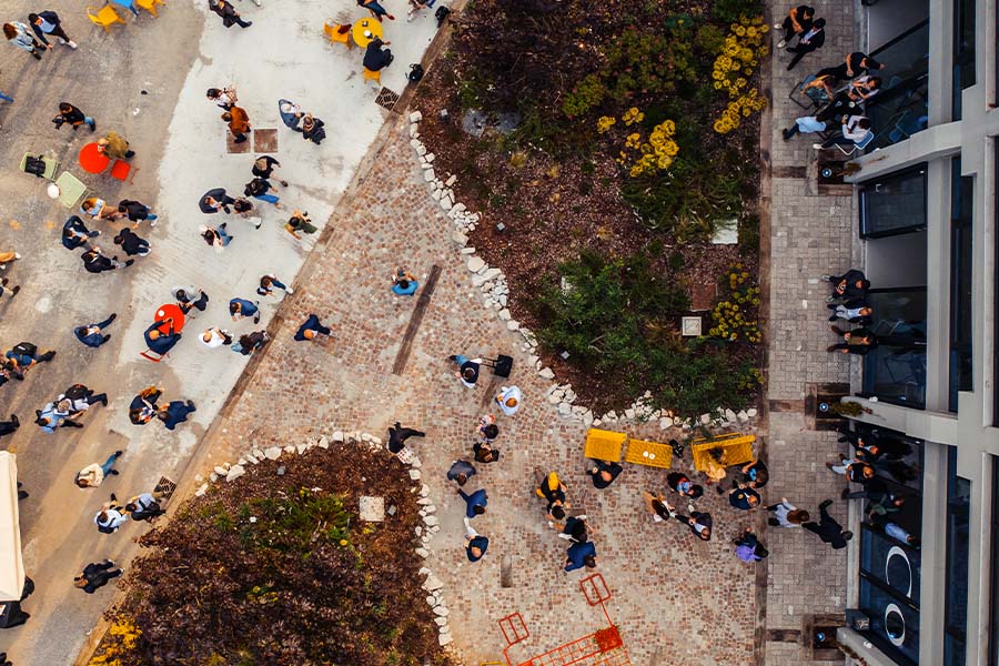 [background image] image of fabric rolls on shelves (for a tailors & alteration shop)